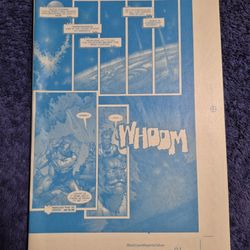 FIGHTING AMERICAN # 1 COLOR TEST PROOF BLUE PRINT BOOK 1997 VF AWESOME