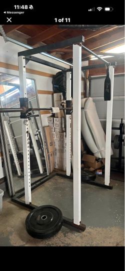 Tough stuff power cage with bench