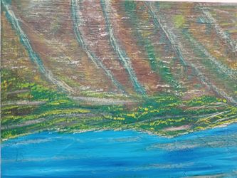Acrylic painting by Frederick Agnew.
