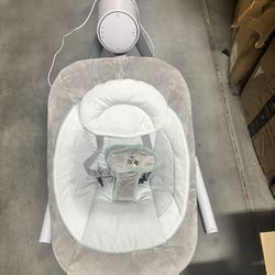 Ingenuity Anyway Sway 5-Speed Multi-Direction Portable Baby Swing with Vibrations - Ray (Unisex)