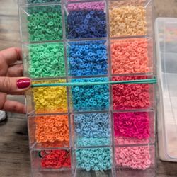 Clay Beads, Letters, Emoji, Stretchy Cords, Fruits For Resin