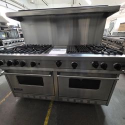 60" VIKING GAS RANGE STAINLESS STEEL 