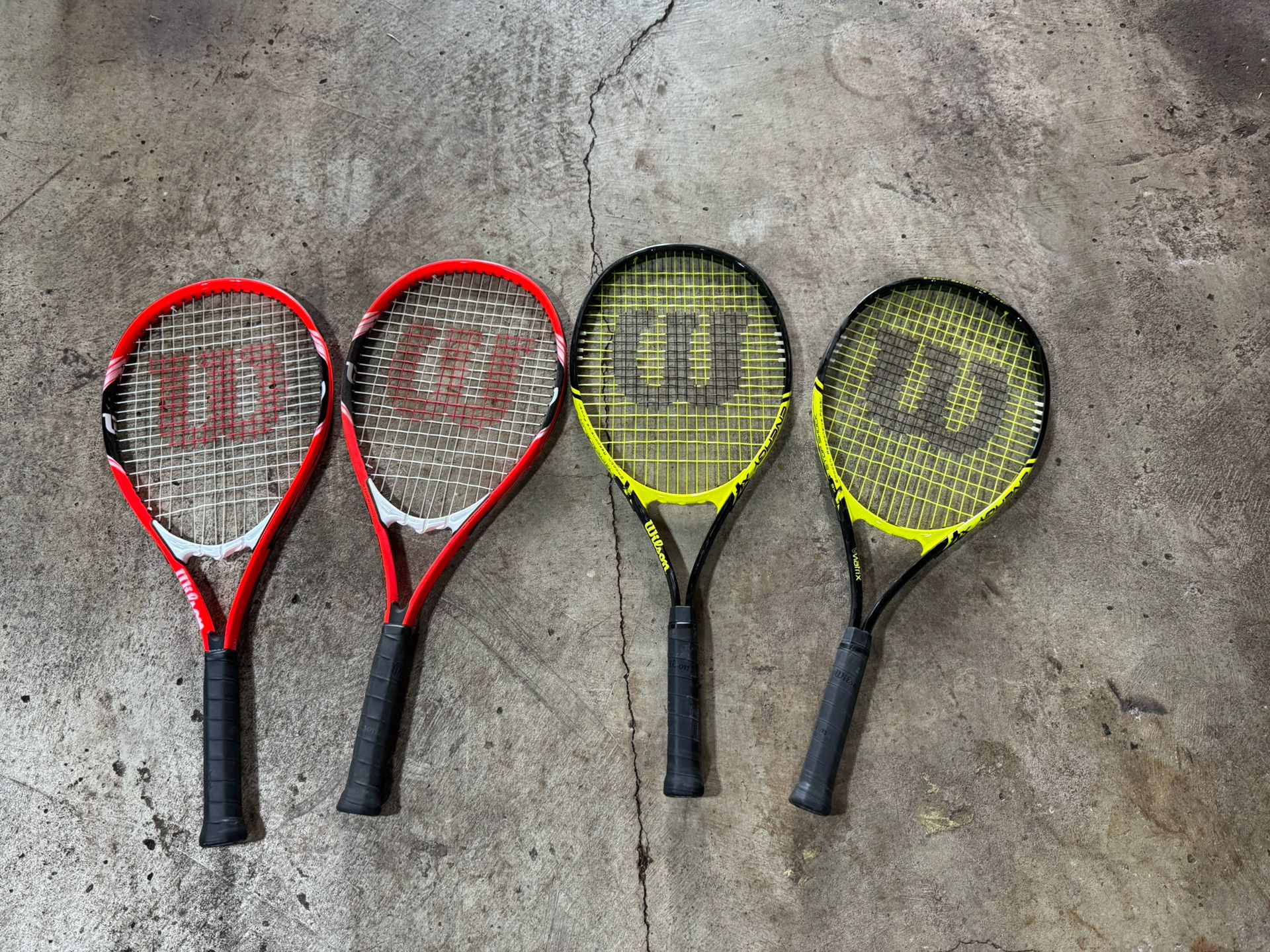 Witwics Racket 4 Wilson Tennis Racquets for Sale in Issaquah, WA - OfferUp