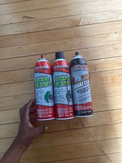 3-Can Brake Cleaner Lot