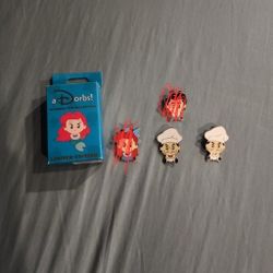 Limited Edition Disney Adorbs Little Mermaid Pins [MOG/WDI]