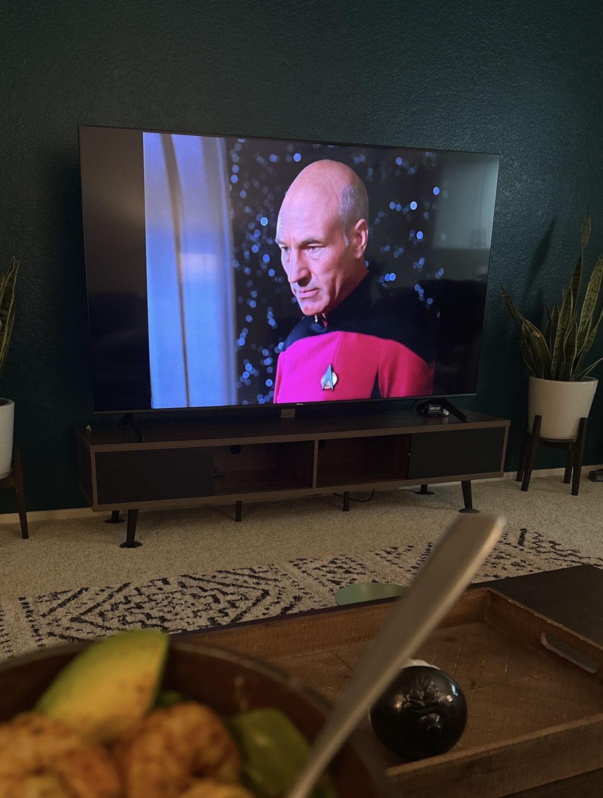 70in Mid Century Modern TV Stand