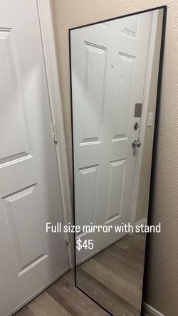 Mirror and butterfly shelving