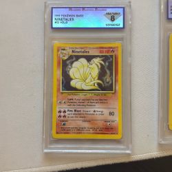 Ninetails Dsg Graded Mint 8
