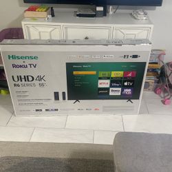 55” Tv In The Box Never Open The Box Never Used 