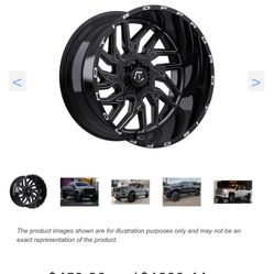 Wheels for trucks 22x12 for 6 lug fitment only used tis wheels price is firm don’t ask for lowest