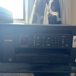 Brother - MFC-J485DW Wireless All-In-One Printer - Black