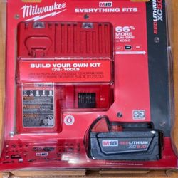 
Milwaukee M18 XC 5Ah Battery + Charger Brand New Low Offers/Trades, Pls. Price is Firm. Pickup in Burien  
