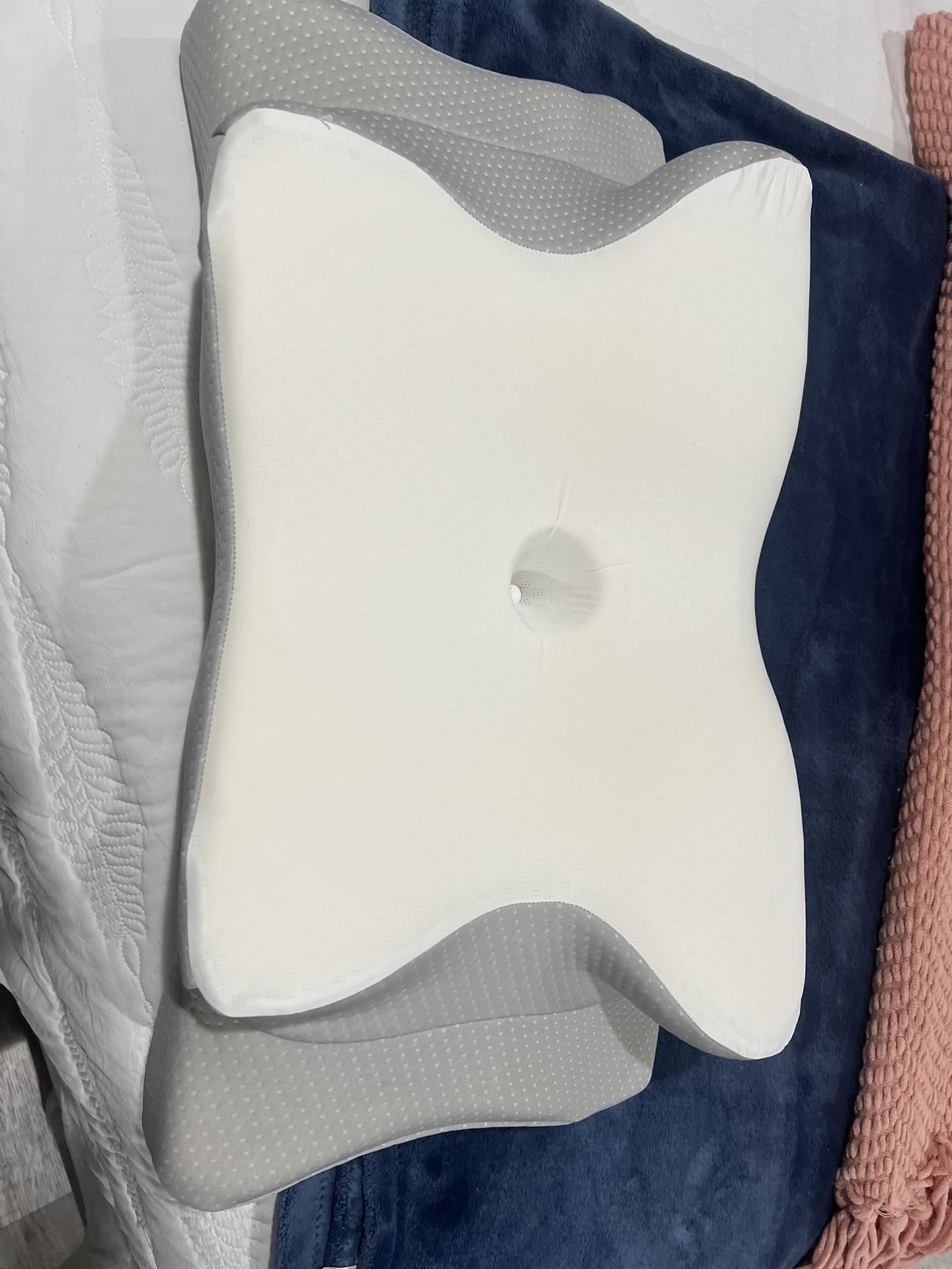 Two cooling pillows for neck support