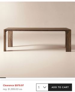 Crate & Barrel Blox Dining Table