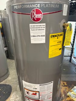 New rheem gas water heater 😎