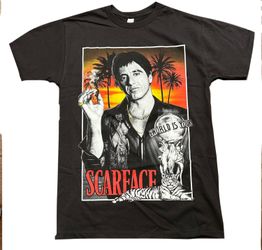 Scarface Shirt Playera Cara cortada 