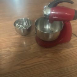 Sunbeam Mixer Never Been Used Red