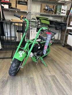 40cc 4-Stroke Gas Powered Mini Dirt Bike for Kids, 18MPH Off-Road mix weight 110lb