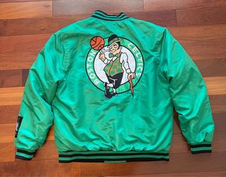 Men's NBA Green Boston Celtics Varsity Jacket - Size Medium
