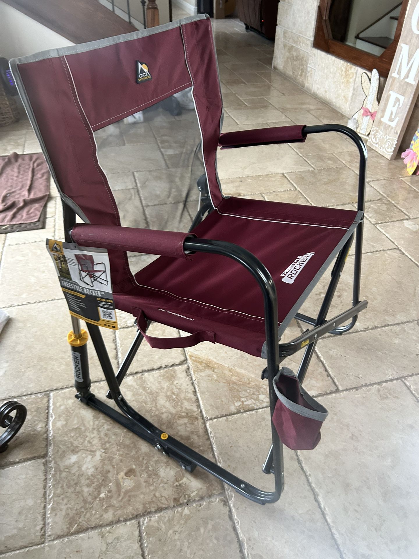 Folding Camping / Beach / Sports Rocker Chair