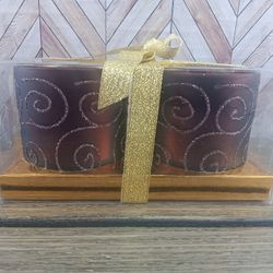 💕Perfect For Valentine's💕 New Set Of 2 Glass Votive Candle Holders