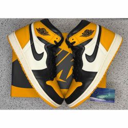 Jordan 1 Yellow Toe Taxi 10 Men