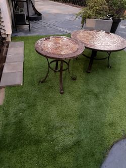 Set Of Two Heavy Tables