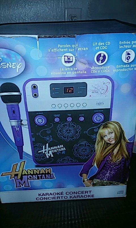 Hannah Montana karaoke set