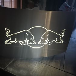 Led Red Bull Sign 