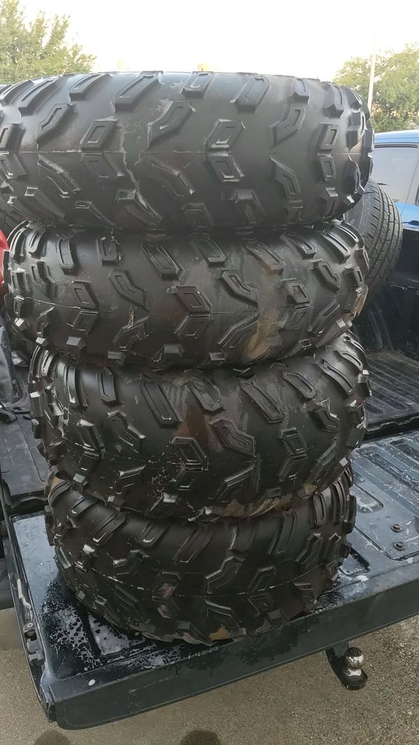 Fourwheeler tires 25 8x12 25 10x12 for Sale in Arlington, TX OfferUp