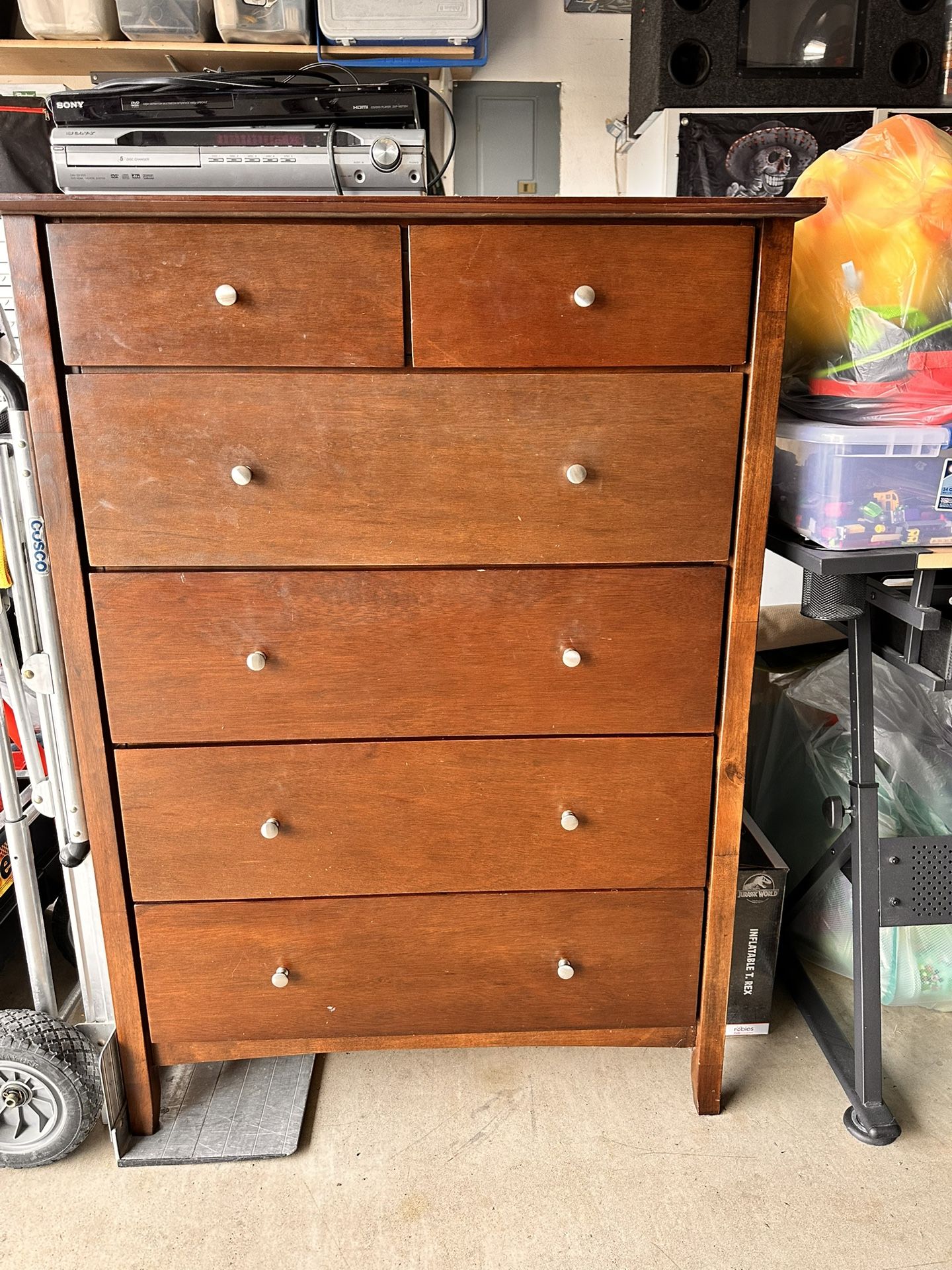 Wooden Storage Dresser