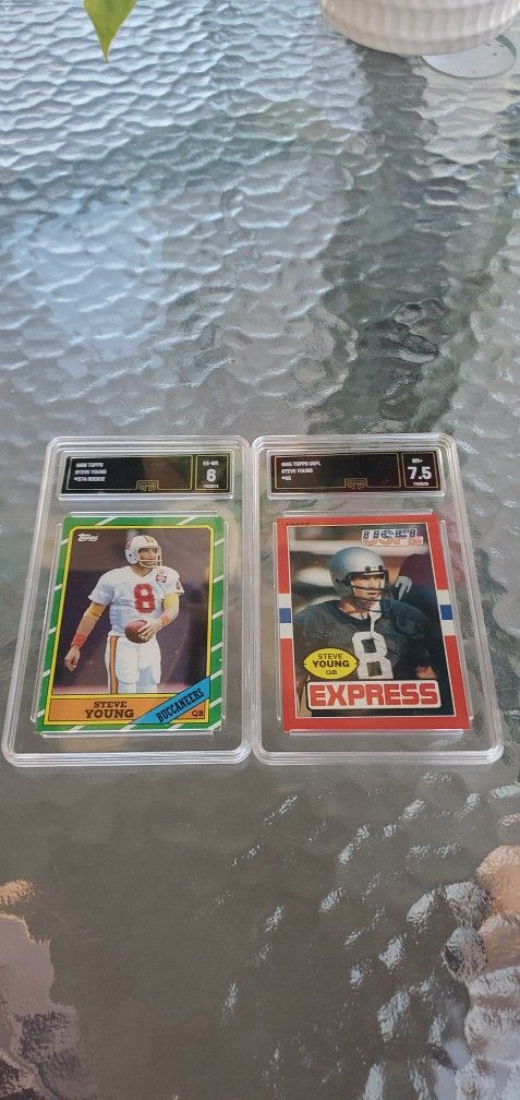 Steve Young Rookie And USFL Cards