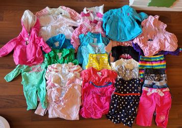0-9 Months Girls Clothes ( Over 70 Pieces) Great Condition