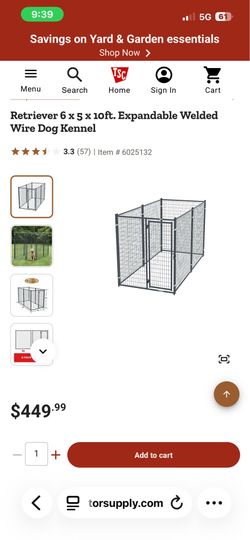 Dog run/kennel