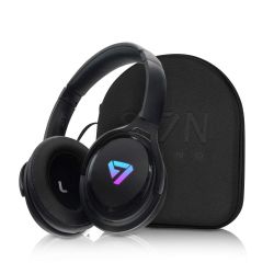 SVN Sound by Steve Aoki Color Changing Neon 100 Premium Over-Ear Noise Cancelling Bluetooth Headphones 