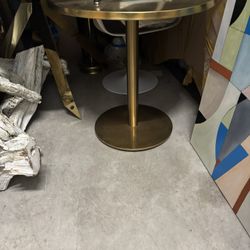 Gold Metal 36” Table