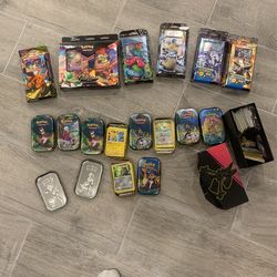 Pokémon SEALED + Opened Tins