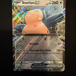 Pokemon TCG: Snorlax ex 076/131 - Prismatic Evolutions - Pack Fresh