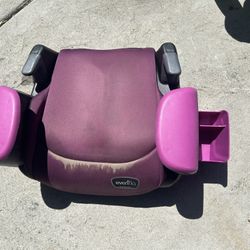 Pink Evenflo Kids Booster Seat