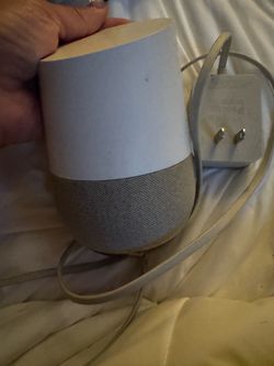 Google Home Smart Speaker with Power Adapter