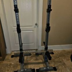Adjustable Squat - Bench - Dip Stand Towers