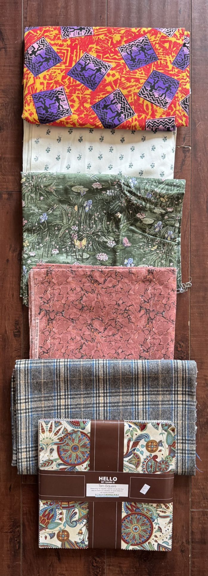 Box Full Of Fabric