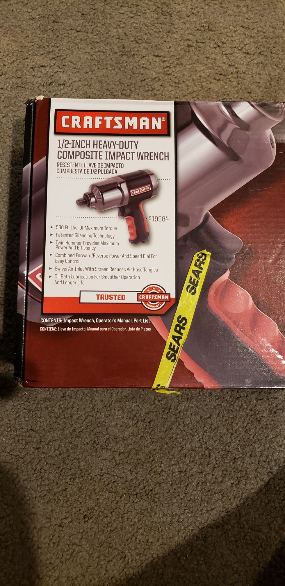 Craftsman 1/2 HD impact Wrench 919984