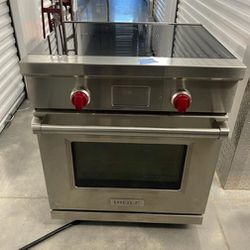 Wolf 30" Stainless Steel Induction Electric Range