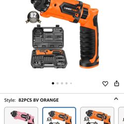 ENERTWIST Cordless Screwdriver, 8V Max 10Nm Electric Screwdriver Rechargeable Set