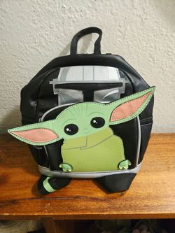Mandalorian Baby Yoda Mini Backpack Disney Star Wars The Child Lucaw Films