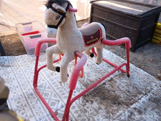 Kids rocking horse stand spring toy