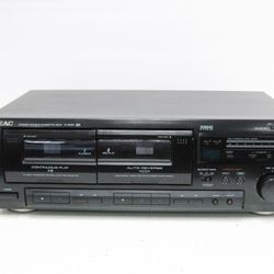 Teac W-600R Auto Reverse Double Cassette Deck Player Recorder