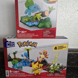 Mega Pokémon  kanti region team and bulbasaur forest