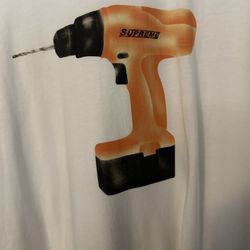 Supreme Drill Black T- Shirt (XL) Men’s 